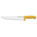 Cuchillo Carnicero De 25 Cms Mango Amarillo 01386 3 Claveles