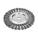 Escobilla Circular Gruesa 6" para esmeril Eje 5/8" Truper Catr-6g