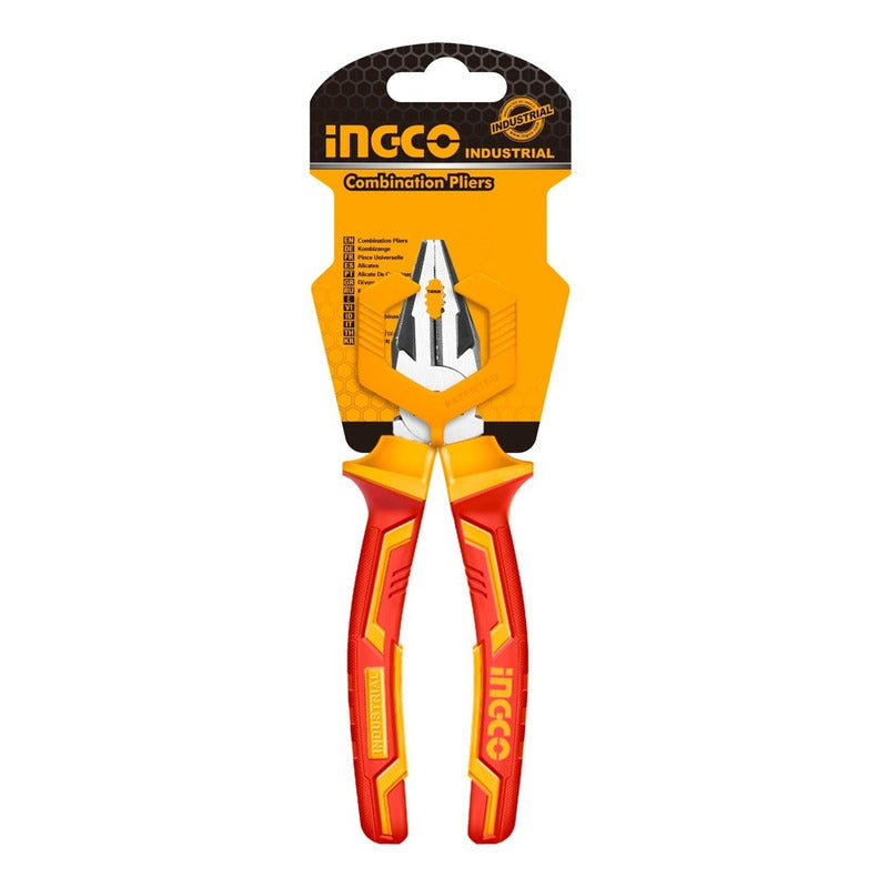 Alicate Universal Aislado 1000v De 15 Cms Ingco Hicp28168