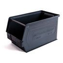 Caja Apilable Plastica 350x200x200mm Negra 3plz