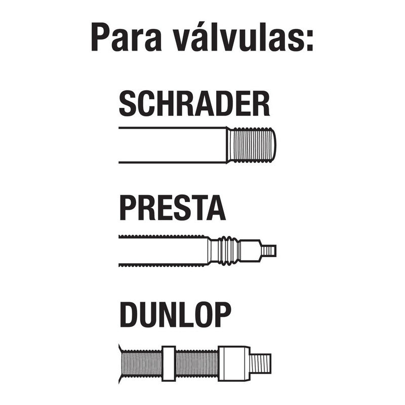 Bombin De Mano Metálico Domestico De 23" X 1.1/2" Pretul BOM-P